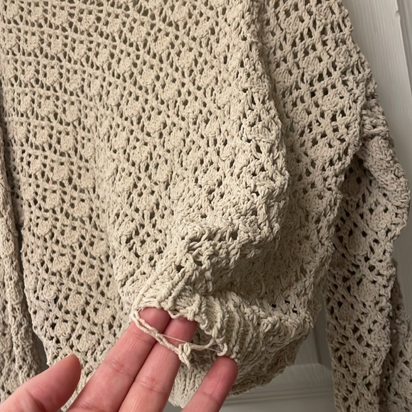 Moon & Madison Crochet Sweater - Picture 5 of 6